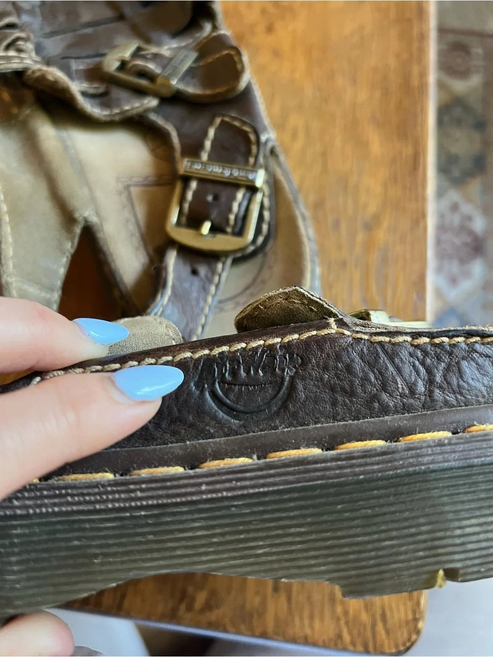 Dr. Martens woven leather